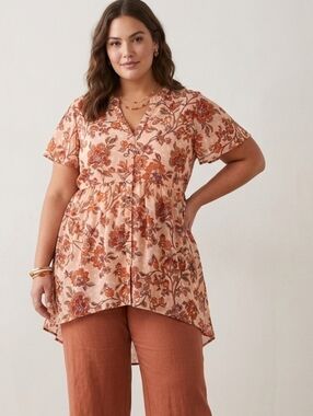 TORRID - Lexie Chiffon Babydoll Top